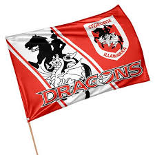 George dragons club and 1982 expansion club. St George Illawarra Dragons Flag Standard