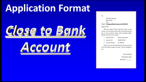 Else if you are unable to come, write a request letter to the manager of bank mentioning to close your account and transfer the available balance to the said account and sign it. Write An Application To Bank Manager For Closing Of Bank Account Youtube