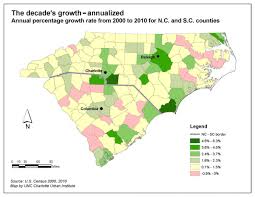 Carolinas Growth Update Urban Changes Rural Losses Unc