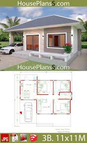 25 more 3 bedroom 3d floor plans posted by mmk on jan 29, 2015 whether you're moving into a new house, building one, or just want to get inspired about how to arrange the place where you already live, it can be quite helpful to look at 3d floorplans. Simple House Design Plans 11x11 With 3 Bedrooms Full Plans House Plans Sam Small House Design Plans Simple House Simple House Design