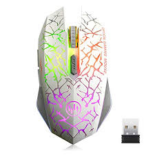 Tenmos K6 Wireless Gaming Mouse Rechargeable Silent Led Optical Computer Mice With Usb Receiver 3 Adjustable
