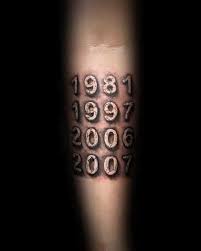 The number 7 tattoo has become popular for those looking for new and fresh picture designs. Top 63 Number Tattoo Ideas 2021 Inspiration Guide