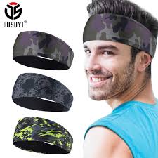 مرونة الرجال عقال Hairband لينة العصابة بسط أغطية الرأس دراجة اليوغا الرياضة الرطوبة فتل إكسسوارات الشعر النساء الفتيات عصابات الرأس Aliexpress