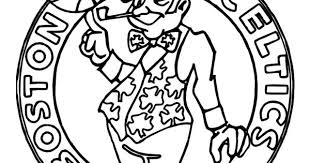 Click the logo and download it! Boston Celtics Coloring Pages