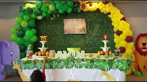 To make your vbs theme the mane event of the summer, check out our three easy decorating ideas for vacation bible school: Safari Themed Party Jungle Safari Birthday Theme Youtube