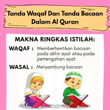 Hamzah ini tetap disebut pada permulaan bacaan, pada ketika bacaan sambung dan pada tulisan. Bondabelajarbahasaarab On Twitter Kita Sambung Tanda Waqaf Dan Tanda Bacaan Dalam Alquran Notatajwidbonda