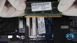 Grasp the memory module by the edges and align the notch in the memory module with the key in the memory module slot on the system board. How To Upgrade Ram In Your Hp Laptop Youtube