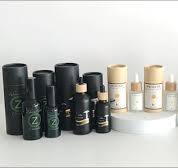 Custom 50ml Amber Round Dropper Bottle Glass with Bamboo Collar and Black  Tube Gift Paper Box Cosmetic Packaging