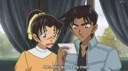 Kazuha still angry at heiji for ditching her on their last appointment. Heiji Hattori And Kazuha Toyama Detective Conan Wiki