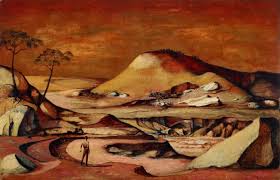 Road With Rocks 1949 By Russell Drysdale Australian Painting Painting Australian Art