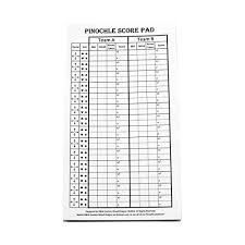 Pinochle Score Pad 30 Off Realevaluation Com