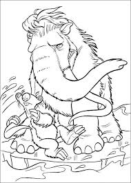 Ice Age Malarbilder 24 Ice Age Teckningar For Barn