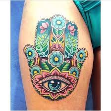 The rose tattoo alone can depict hundreds of meanings depending on its color. Hamsa Design Hamsa Elephant Meaning Hamsa Elephant Tattoo Meaning Hamsa Hand Up Or Down Hamsa Lotus Tattoo H Hamsa Hand Tattoo Tatowierungen Hand Tattoos