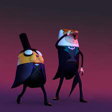 Princess bubblegum invites finn and jake to a costume party, complete with aliases for all the guests. Adventure Time The Creeps On Behance