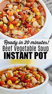 Next, make sure the broth reaches the bottom of the pot, and close the lid. 10 Quick Instant Pot Vegetable Soup Recipes My Best Home Life Breakfast Lunch Dinne Beef Soup Recipes Instant Pot Dinner Recipes Instant Pot Soup Recipes