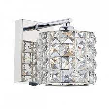 We put our customers first and we always want to hear from you. Modern Decorative Wall Light In Polished Chrome With Crystal Shade