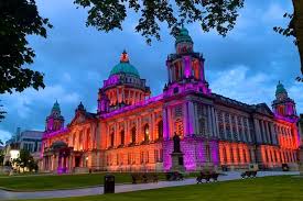 A great city to chill in & explore. Belfast City Hall Lights Up Orange And Purple To Mark Twelfth Celebrations Belfast Live