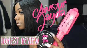 HONEST REVIEW: AMOUR JAYDA FLAT IRON & EDGE CONTROL