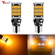 Katur 2x T15 W16w Led Reverse Light Bulbs 920 921 912 Canbus 4014 45smd Orange Led Backup Parking Light Lamp Bulbs Dc12v Ba15s Lamp Bulb Light Bulbs Lamp Light