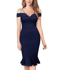 Another Great Find On Zulily Navy Blue Cold Shoulder V Neck Bodycon Dress Women Zu Neck Bodycon Dress Sleeveless Bridesmaid Dresses Long Sleeve Mesh Dress