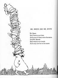 Shel Silverstein Mr Smeds And Mr Spats 1946 2585 Shel Silverstein Poems Silverstein Poems Shel Silverstein