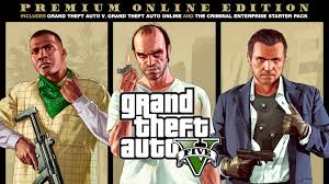 Grand theft auto v es la nueva edición del popular videojuego de gángsters cuyo creador es el estudio rockstar north. Grand Theft Auto V Premium Online Edition Rockstar Games