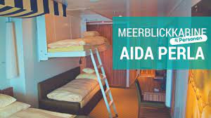 Ab 2.000 eur reisepreis verdoppeln wir das aida bordguthaben auf 100 eur je kabine. Aidaperla Meerblick Kabine Fur 4 Personen Youtube