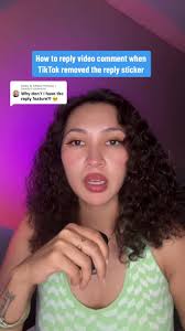 Replying to @Tiffany Perfume + Beauty Tiktok removed the reply comment  sticker so you can not click reply sticker to find the favorite comment to  reply back. Well I’m gonna show you another to do it. ...