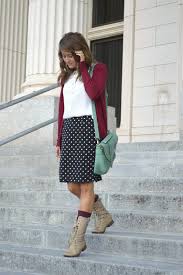 Black And White Polka Dot Skirt Outfit The Cardigan Squad Polka Dot Skirt Outfit Dot Skirt Outfit Fashion