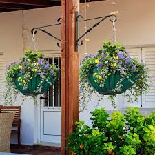 Home furnishings, offices, home gardening. Nogis Hanging Plants Brackets 10 Wall Planter Hooks Hangers Flower Pot Bird Feeder Wind Chimes Lanterns Patio Lawn Garden For Shelf Outdoor Indoor Fence Screw Mount Against Door Arm Walmart Com