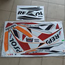 109cc d) fuel tank : Body Sticker For Honda Wave Dash Repsol 14 A Shopee Malaysia