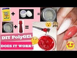 Similar to gels, your nail technician will prep your natural nails by making sure they are free of. Diy Polygel With Cornstarch Food Coloring Does It Work Red Polygel Youtube Cotton Candy Nails Gel Nails Diy Food Coloring