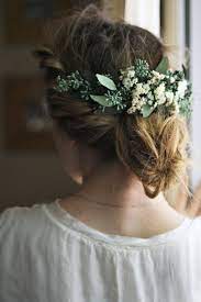 Eucalyptus Half Flower Crown Baby Breath Flower Greenery Crown Etsy Floral Crown Wedding Flower Garland Hair Floral Headpiece Wedding