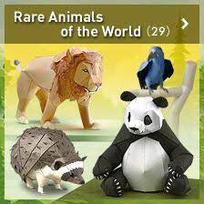 Rare Animals Of The World Paper Crafts Paper Crafts Origami Papercraft Printable