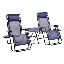 Modern side and accent tables. Amazon Basics Zero Gravity Chair With Side Table Set Of 2 Blue Buy Online In Angola At Angola Desertcart Com Productid 146910000