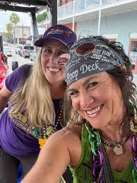 My grand dog is ready for Mardi Gras