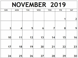 Maybe you would like to learn more about one of these? November 2019 Calendar Template Calendar Printables Excel Calendar Template Blank Calendar Template