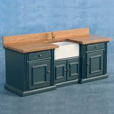 smallbone sink unit blue / pine (9334