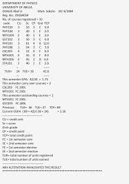 Maybe you would like to learn more about one of these? An Example Of A Student S Semester Result Sheet Showing Raw Scores For Download Scientific Diagram