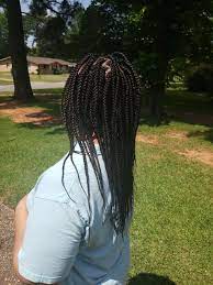 Medium Bra Strap Length Box Braids Shoulder Length Box Braids Bra Strap Length Box Braids Small Box Braids Hairstyles