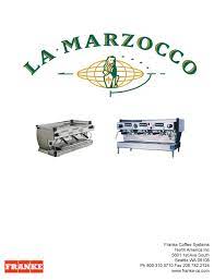 La marzocco espresso machines guideline (23 pages). Franke La Marzocco Gb5 Training Manual Pdf Download Manualslib