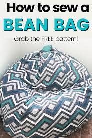 The Easiest Diy Bean Bag Chair Tutorial Learn To Create Beautiful Things Diy Bean Bag Chair Diy Bean Bag Bean Bag Chair