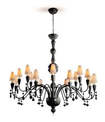 The collection features no glass. Ivy And Seed 16 Lights Chandelier Large Flat Model Absolute Black Ce Uk Lladro Europe
