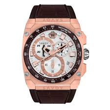 Savoy Icon Extreme Swiss Quartz Silver Dial Men S Chronograph Watch Wm1 41 C5t 14 Rbr Abr Savoy