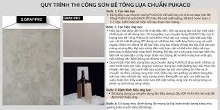 SƠN BÊ TÔNG LỤA - S.GRAY-PK2 - Pukaco