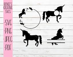 Download Unicorn Monogram Bundle Svg Digitanza