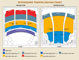 hippodrome theatre seating chart