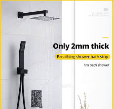 Diverter / other valves & trims; Hm 8 Matte Black Shower System Contain Shower Faucet Rough In Valve Body And Shower Set Shower System Aliexpress