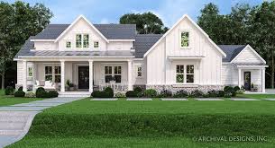 Ranch style house plans emphasize openness, with few interior walls and an efficient use of space. Ranch House Plans Stock Home Plans Archival Designs Inc