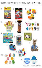 Road Trip Activities For A Two Year Old Tales Of A Teacher Mom Road Trip Activities Toddler Road Trip Activities Road Trip Toys